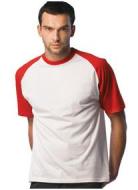 BC230  Tee-Shirt BASEBALL manches courtes B&C 185 grs