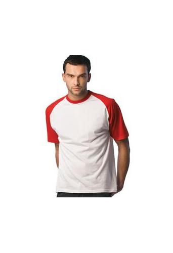 BC230  Tee-Shirt BASEBALL manches courtes B&C 185 grs