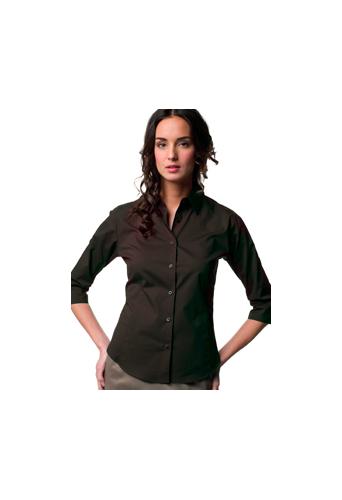 JZ946F Chemise ajustée femme m.3/4 RUSSELL